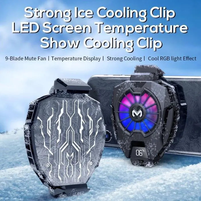 NEW MEMO DL05 RGB Cooling Fan | Portable Mobile Gaming Radiator