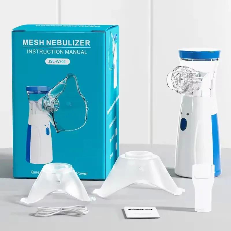 Portable Mesh Nebulizer - Dual Power Ultrasonic Atomizer Best Nebulizer For Kids And Adults