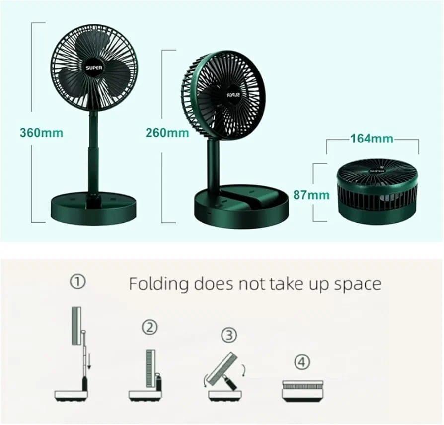 Foldable Rechargeable  Fan